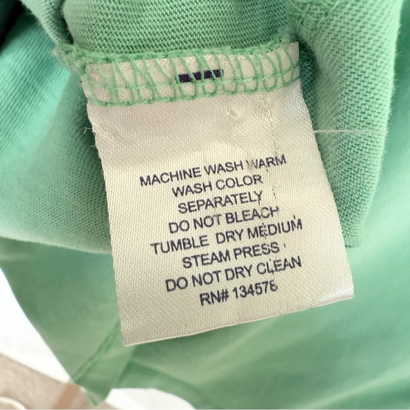 Vineyard Vines Unisex XS Green Long Sleeve Pocket Tee Casual Top Spring Cotton - Picture 8 of 9